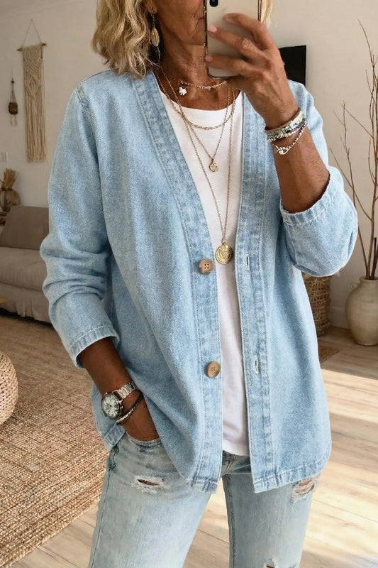🤲LAST DAY SAVE 49% ⏰Lightweight Denim Cardigan