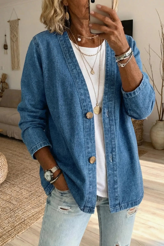 🤲LAST DAY SAVE 49% ⏰Lightweight Denim Cardigan