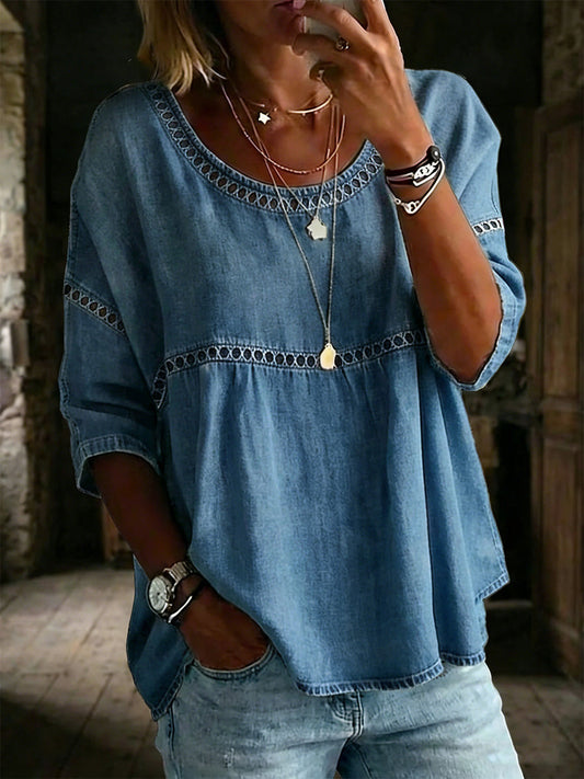 🤲LAST DAY SAVE 49% ⏰Women's Vintage Casual Loose Linen Blouse Shirt