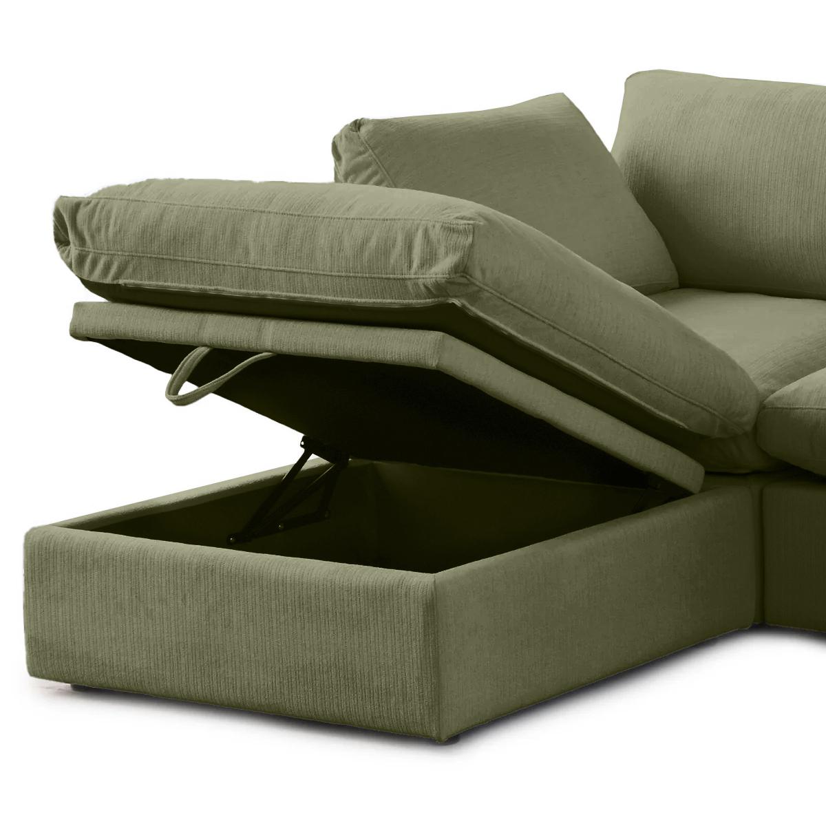 🤲 Factory direct salese🛋️Modern Modular Sectional Sofa with Hidden Storage & Washable Covers – Large U-Shaped Cloud Couch