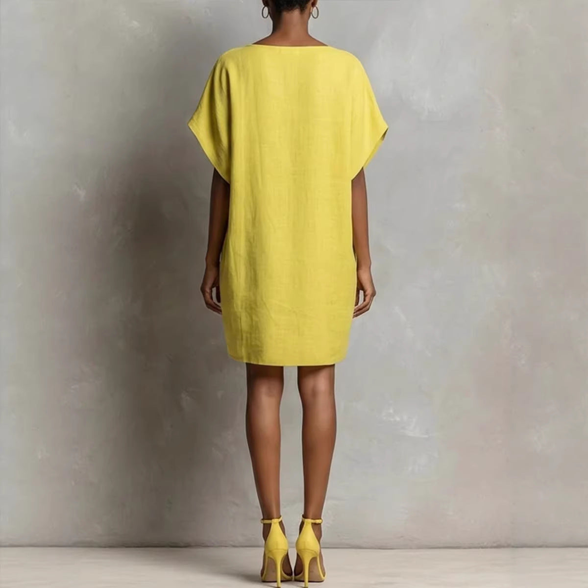 🤲LAST DAY SAVE 49% ⏰Effortless Linen-Blend Shift Dress