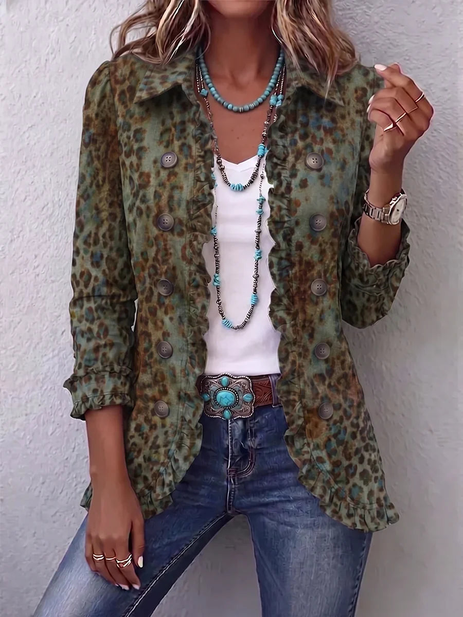 🤲LAST DAY SAVE 49% ⏰Bohemian Paisley Ruffle Jacket