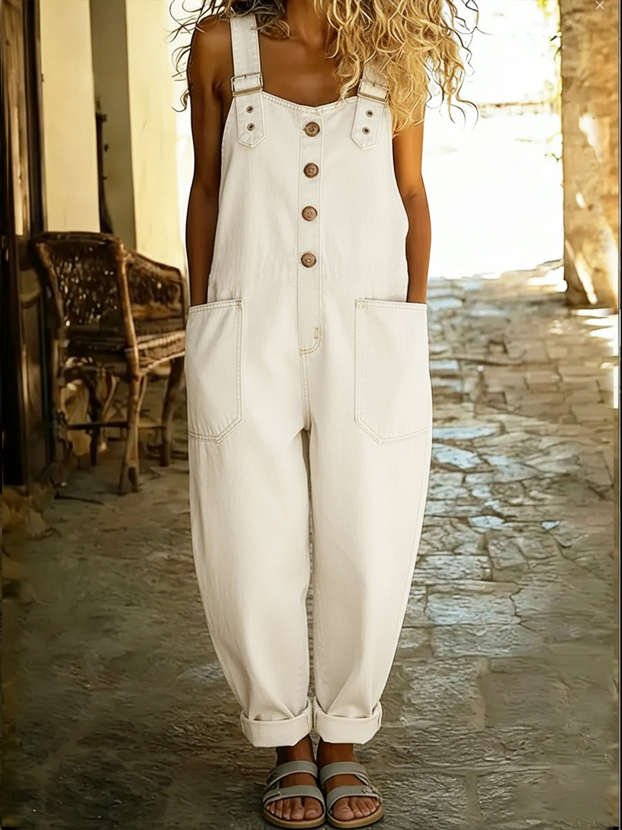 🤲LAST DAY SAVE 49% ⏰Women's Casual Denim Jumpsuit With Adjustable Buckle