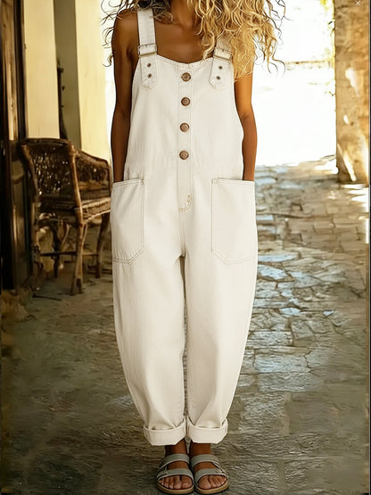 🤲LAST DAY SAVE 49% ⏰Women's Casual Denim Jumpsuit With Adjustable Buckle