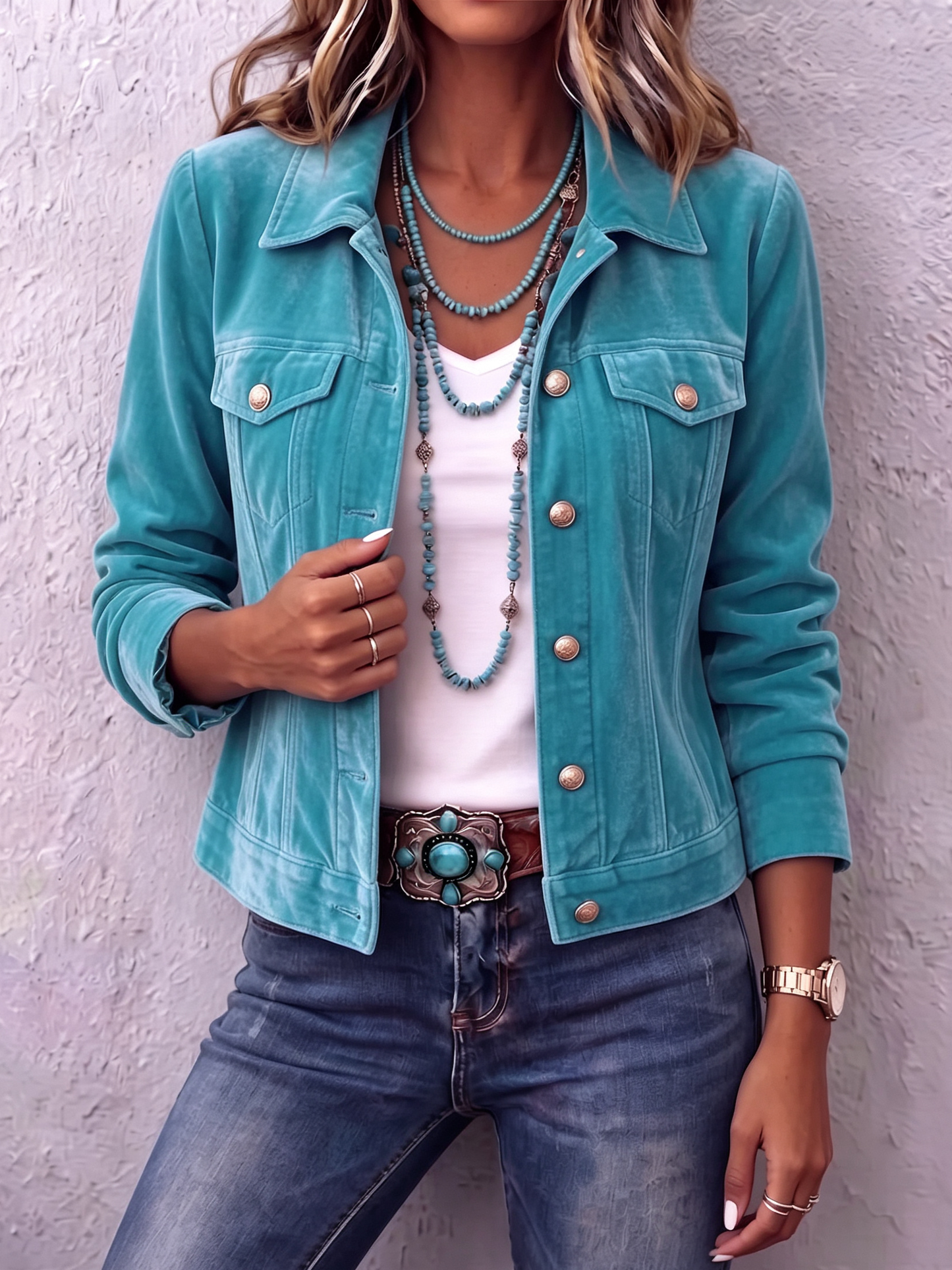 🤲LAST DAY SAVE 49% ⏰Boho Vintage-inspired Velvet Jacket