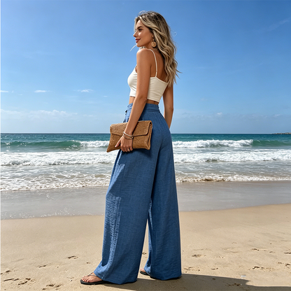 ⏳Time-Limited Special⏰-Women's High-Waist Wide-Leg Pants