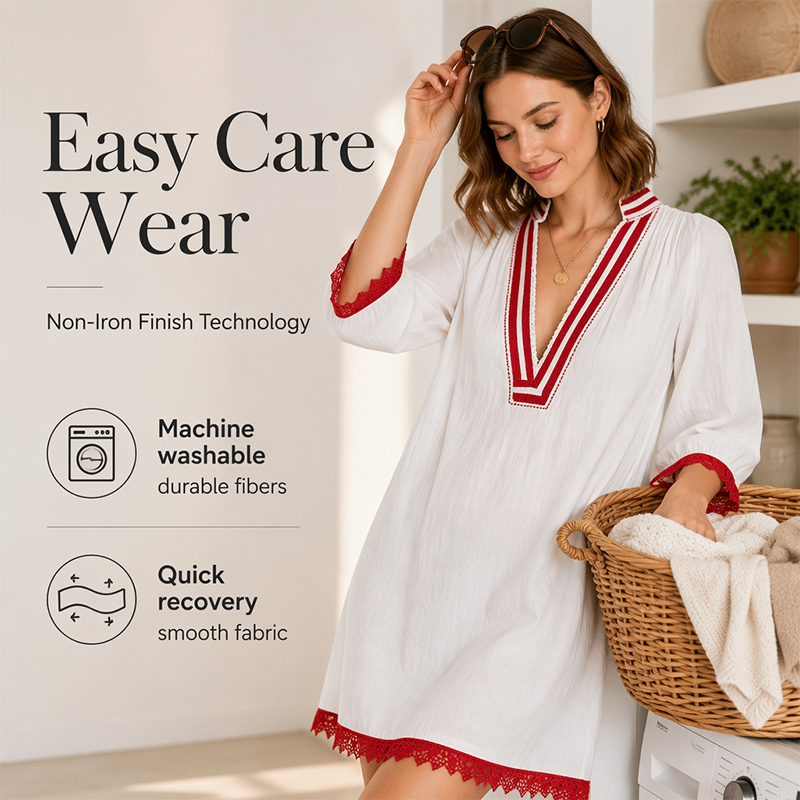 ⏳Time-Limited Special⏰-Women's V-Neck Loose Cotton Linen Dress