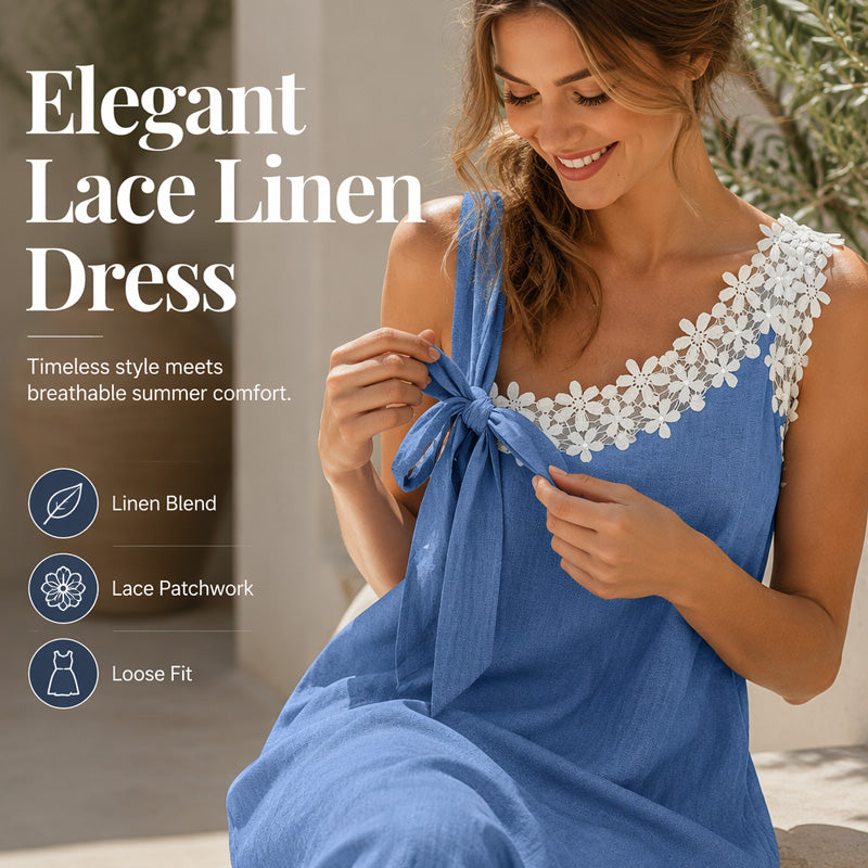 ⏳Time-Limited Special⏰-🌺 Elegant Lace Dress