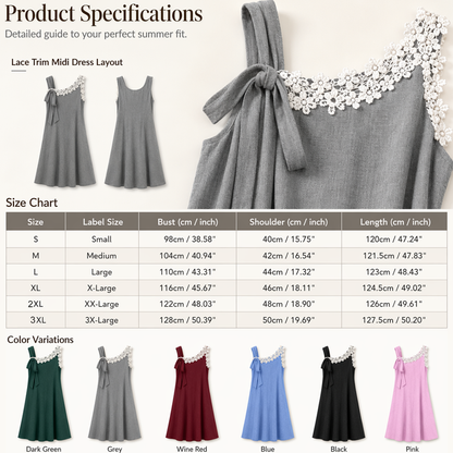 ⏳Time-Limited Special⏰-🌺 Elegant Lace Dress