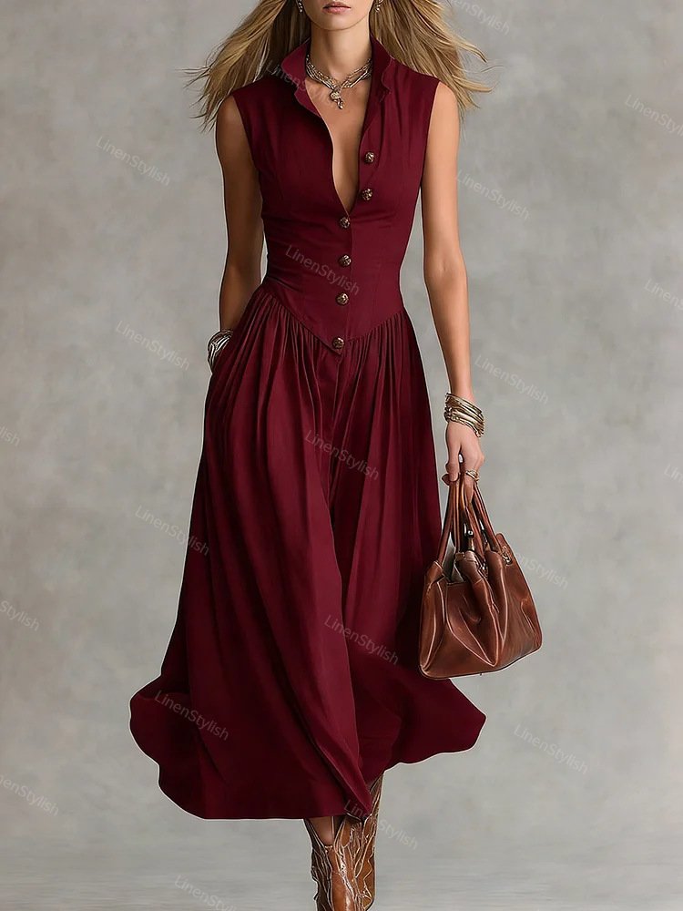 Elegant Slim-Neck Dress